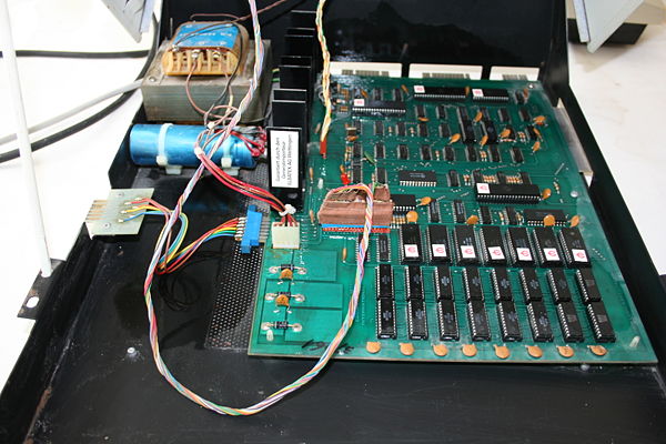 Interior del Commodore PET 2001