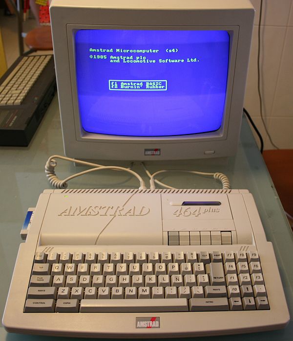 Amstrad 464plus - Inicio del sistema.